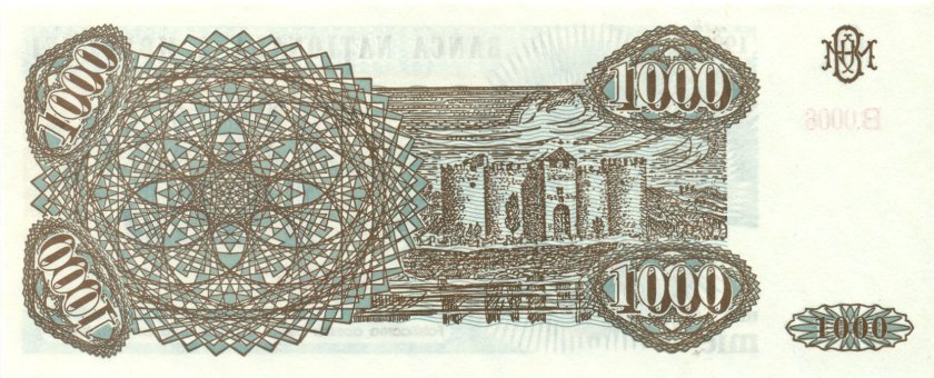 Moldova P3 1.000 Coupons 1993 UNC
