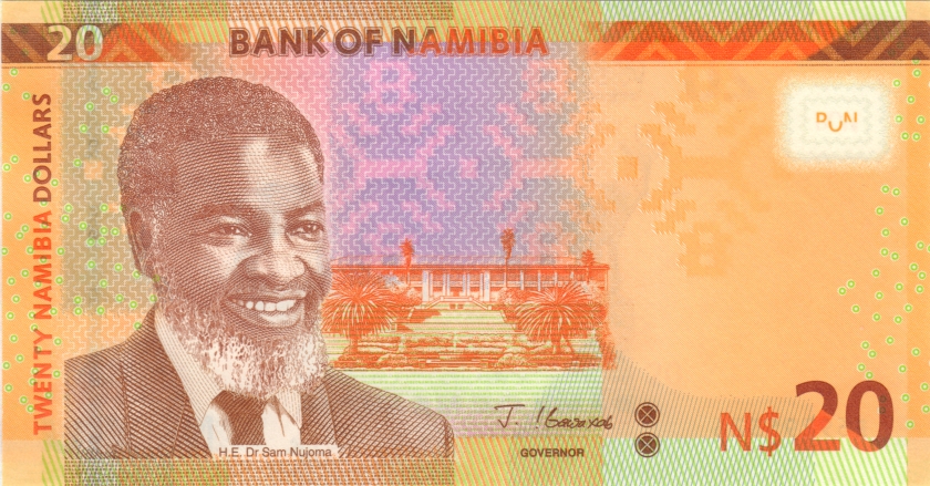 Namibia P17c 20 Namibia Dollars 2022 UNC
