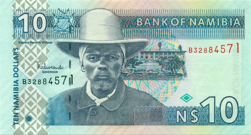 Namibia P4c 10 Namibia Dollars UNC