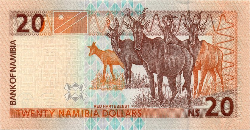 Namibia P6b 20 Namibia Dollars UNC
