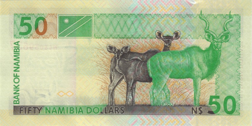 Namibia P8b 50 Namibia Dollars UNC
