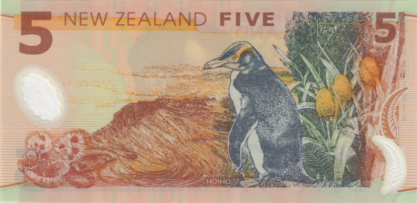 New Zealand P185a 5 Dollars 1999 UNC