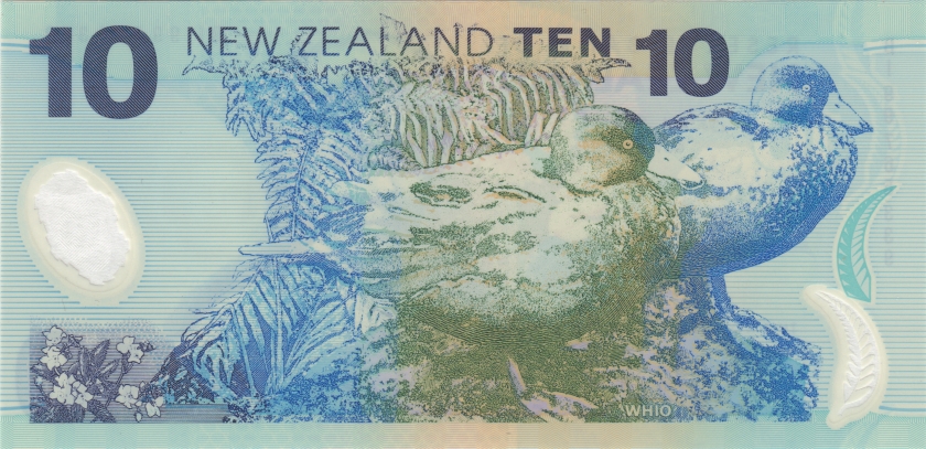 New Zealand P186a 10 Dollars 1999 UNC