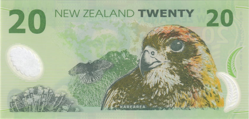 New Zealand P187c 20 Dollars 2013 UNC