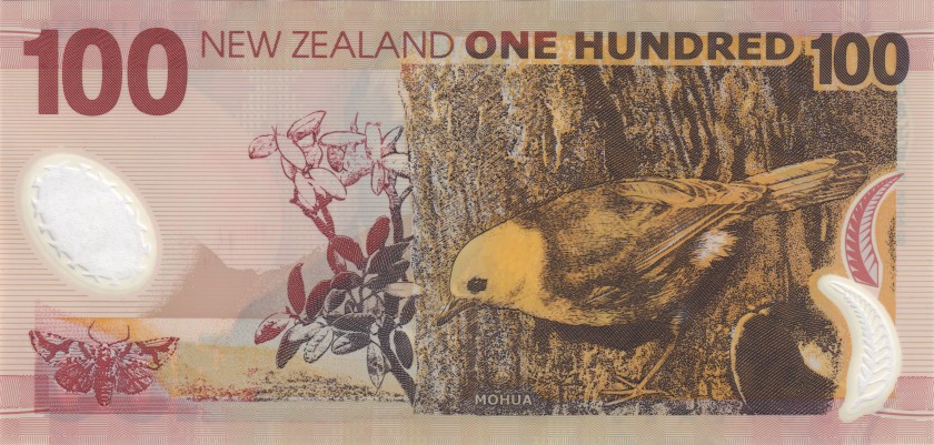 New Zealand P189b 100 Dollars 2008 UNC