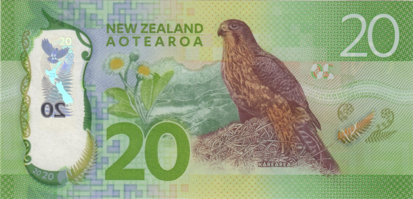 New Zealand P193b 20 Dollars 2018 UNC