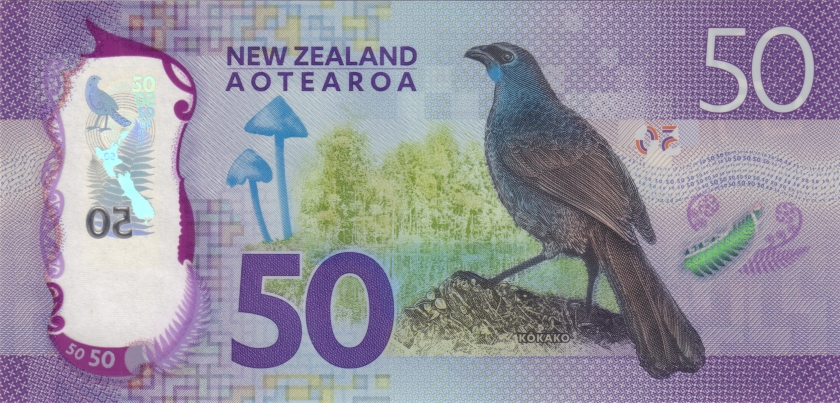 New Zealand P194 50 Dollars 2018 UNC