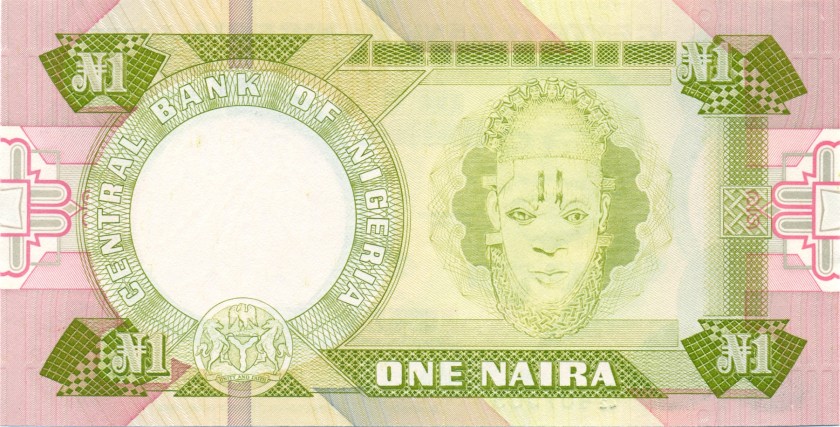 Nigeria P23b 1 Naira 1984 UNC