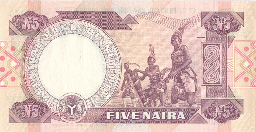 Nigeria P24c 5 Naira 1984-2000 UNC
