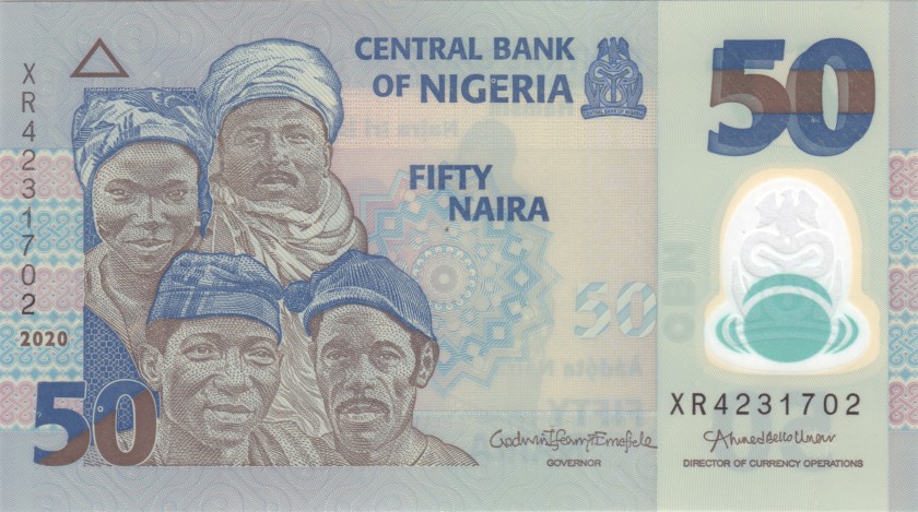 Nigeria P40 50 Naira 2020 UNC