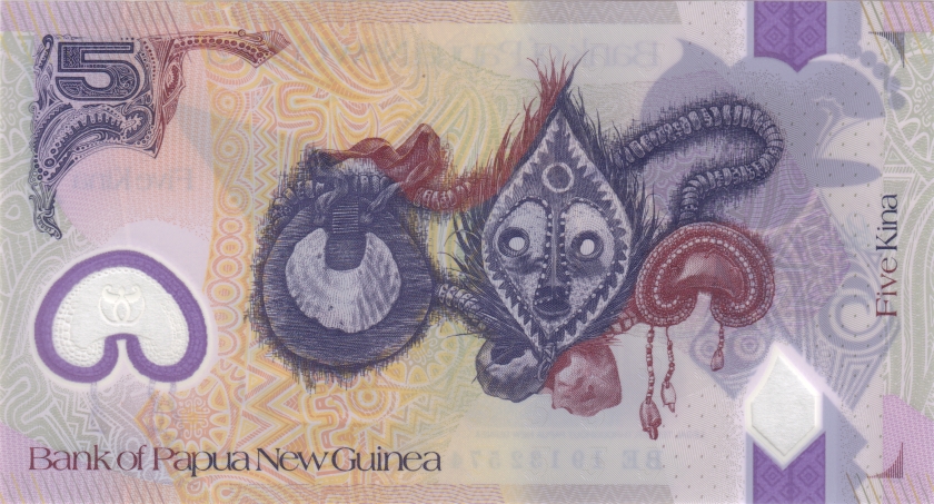 Papua New Guinea P-W51 5 Kina 2019 UNC