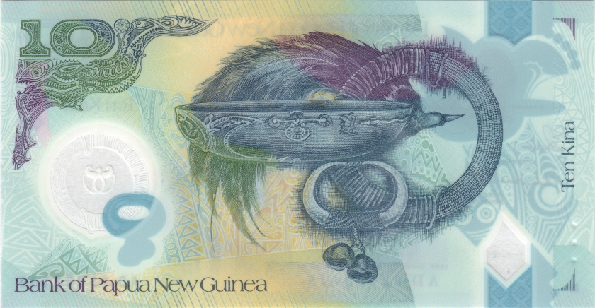 Papua New Guinea P-W52 10 Kina 2023 UNC