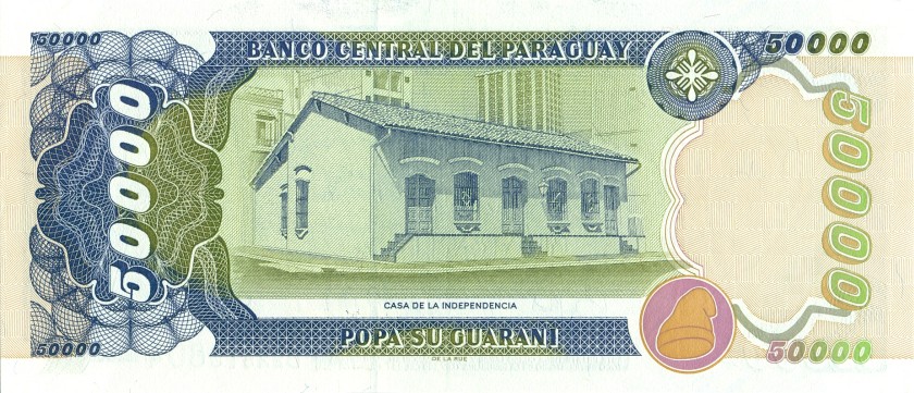 Paraguay P218 50.000 Paraguayan Guaranies 1998 UNC
