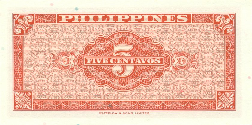 Philippines P126 5 Centavos 1949 UNC