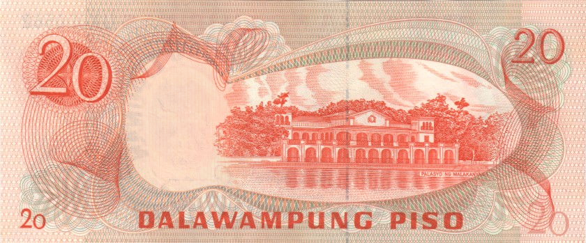 Philippines P162c 0005xx 20 Philippines Pesos 1978 UNC