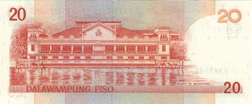 Philippines P182i 20 Philippines Pesos 2003 UNC