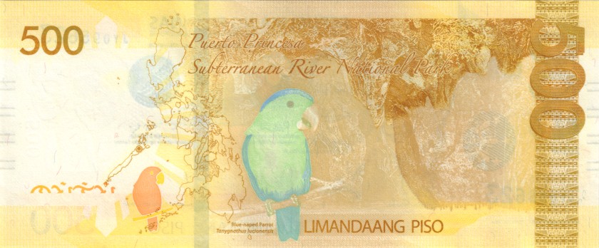 Philippines P-W227 500 Philippines Pesos 2020F UNC