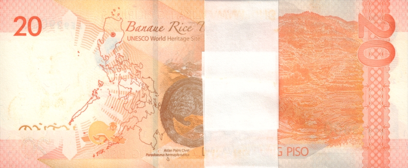 Philippines P-W230 20 Philippines Pesos Bundle 100 pcs 2023 UNC