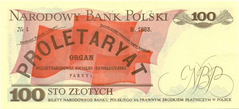 Poland P143e 100 Złotych 1986 UNC