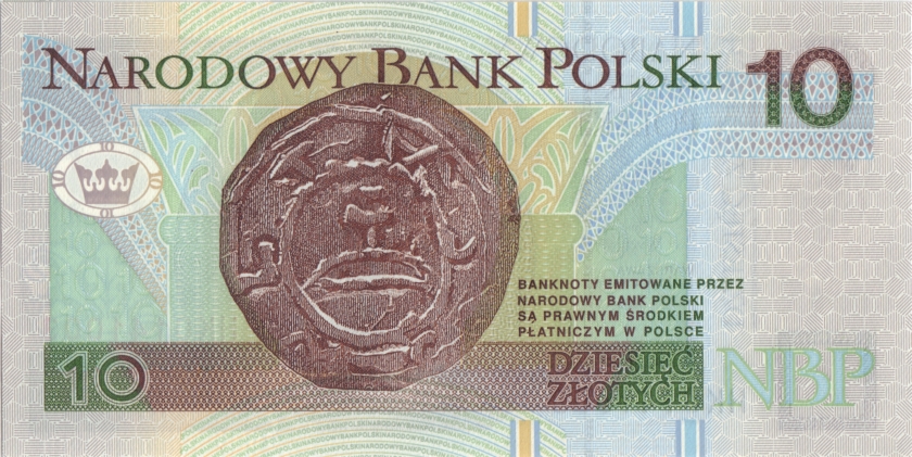 Poland P173 10 Złotych 1994 UNC