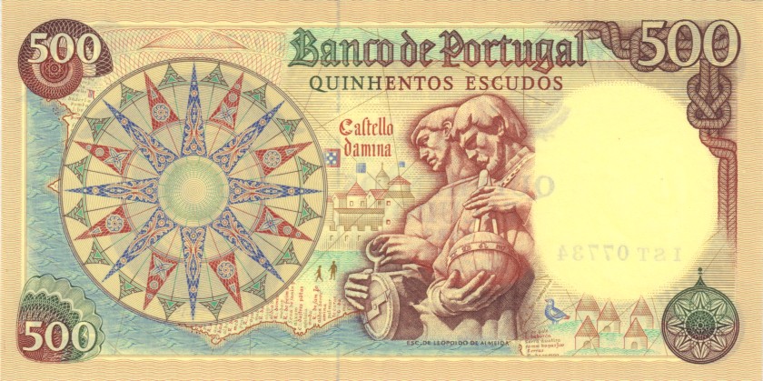 Portugal P170a(5) 500 Escudos 1966