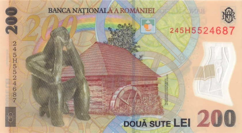 Romania P122 200 Lei 2024 UNC