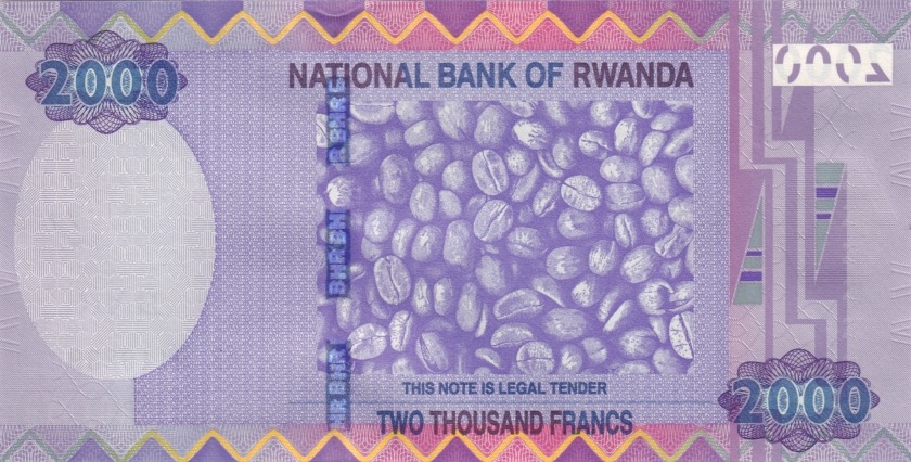 Rwanda P40 2.000 Francs / Amafaranga 2014 UNC