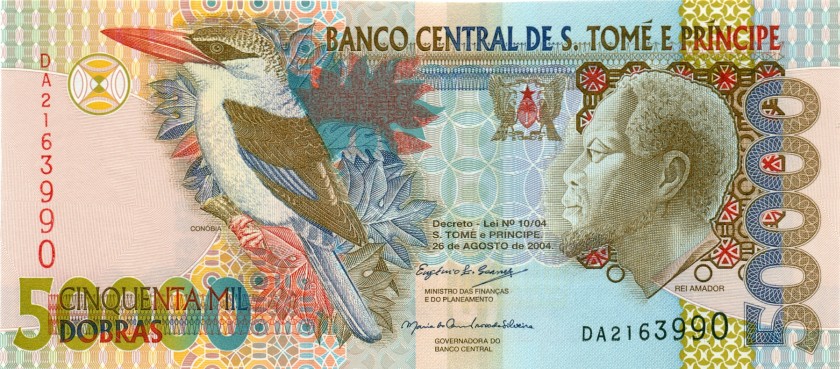 Sao Tome and Principe P68b 50.000 Dobras 2004 UNC