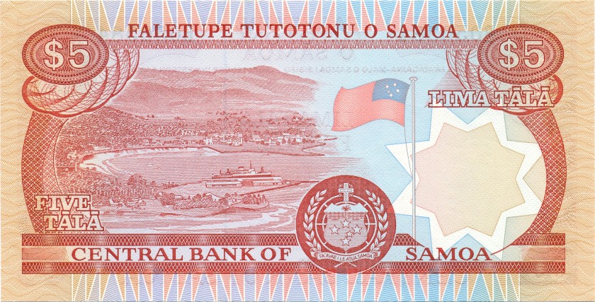 Samoa P26 5 Tala 1985 UNC