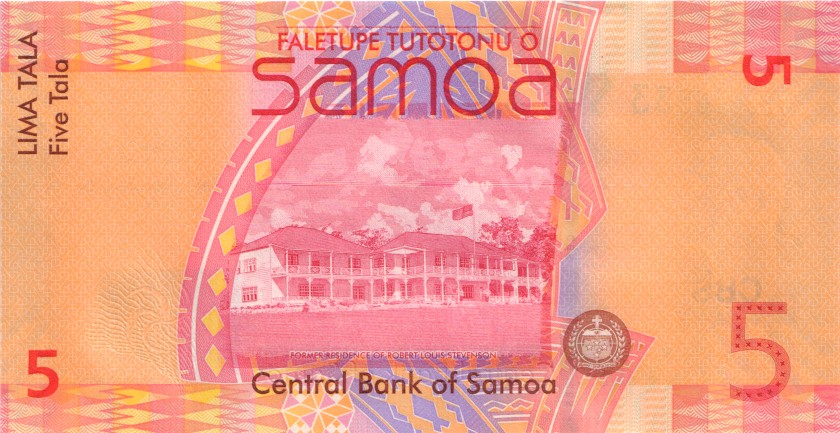 Samoa P38c 5 Tala 2017 UNC