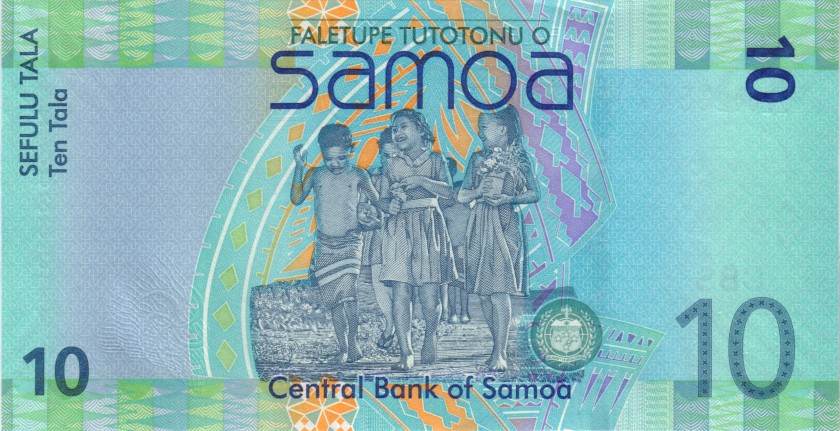 Samoa P39br REPLACEMENT 10 Tala 2017 UNC