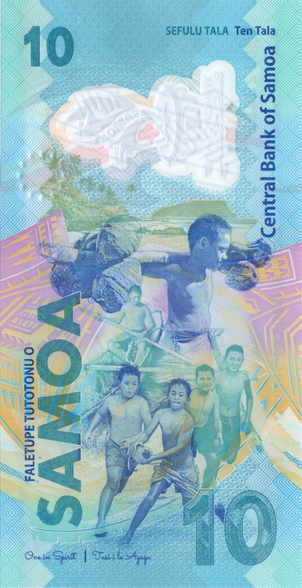 Samoa P-W45 10 Tala 2019 UNC