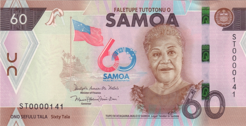 Samoa P-W46 60 Tala 2023 UNC