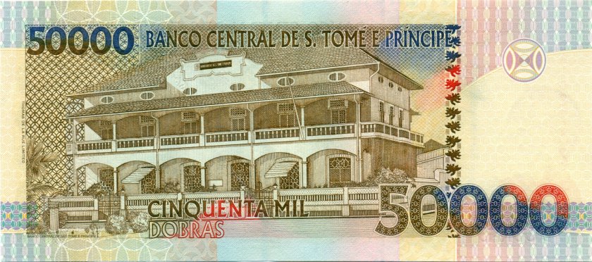Sao Tome and Principe P68a 50.000 Dobras 1996 UNC