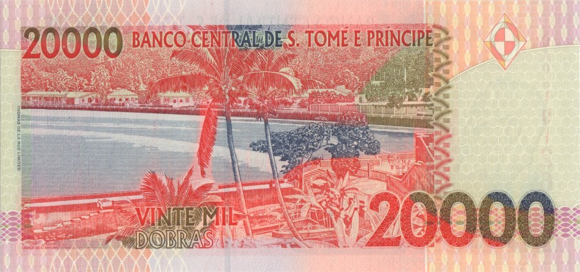 Sao Tome and Principe P67a 20.000 Dobras 1996 UNC