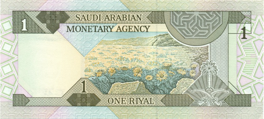 Saudi Arabia P21d 1 Riyal UNC