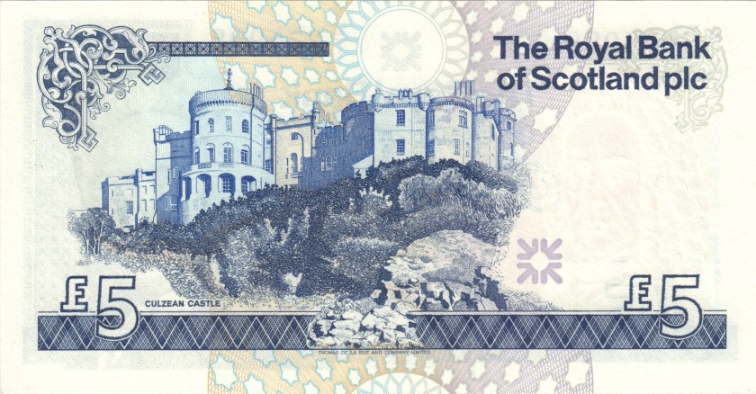 Scotland P352br REPLACEMENT 5 Pounds Sterling Royal Bank of Scotland 1996 UNC