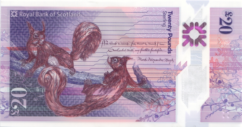 Scotland P-W372 20 Pounds Sterling Royal Bank of Scotland 2019(2) UNC