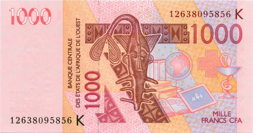 West African States Senegal P715K 1.000 Francs 2012 UNC