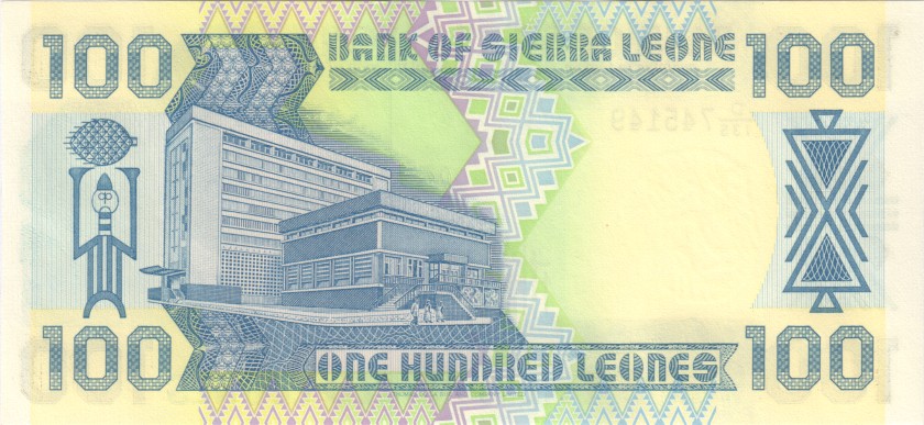 Sierra Leone P18c 100 Leones 1990 UNC