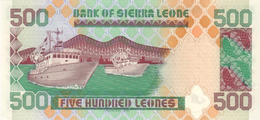 Sierra Leone P23a 500 Leones 1995 UNC