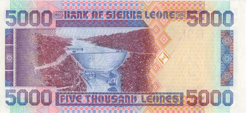 Sierra Leone P27b 5.000 Leones 2003 UNC