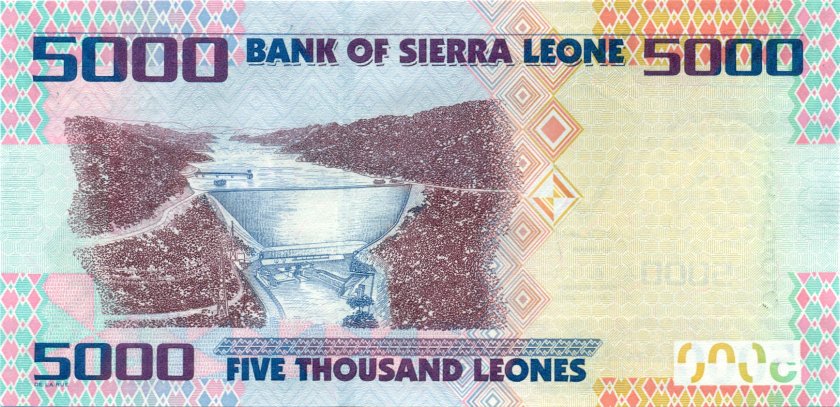 Sierra Leone P32a 5.000 Leones 2010 UNC