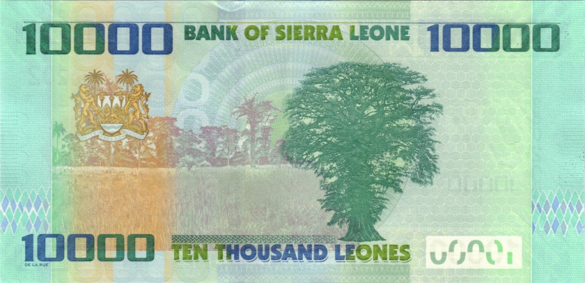 Sierra Leone P30f P31f P32f P33f 1.000 2.000 5.000 10.000 Leones 4 banknotes