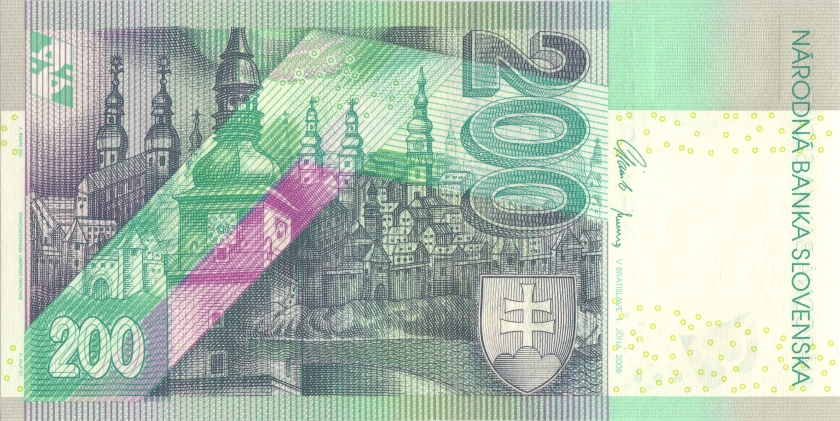 Slovakia P45 200 Slovak Korunas 2006 UNC