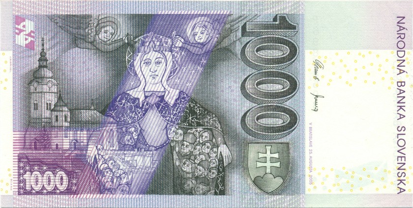 Slovakia P47a 1.000 Slovak Korunas 2005 UNC