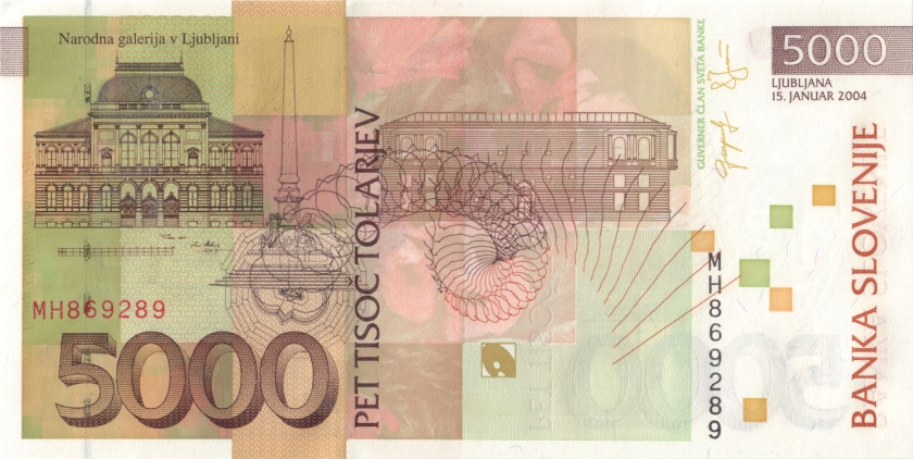 Slovenia P33b 5.000 Tolars 2004 UNC