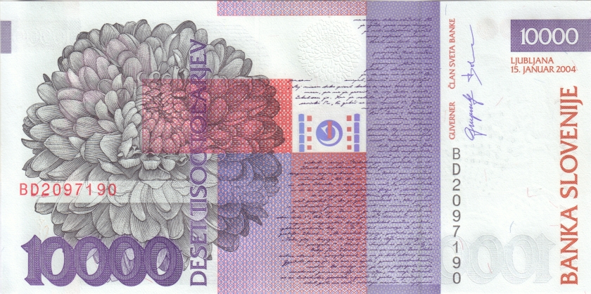 Slovenia P34b 10.000 Tolars 2004 UNC