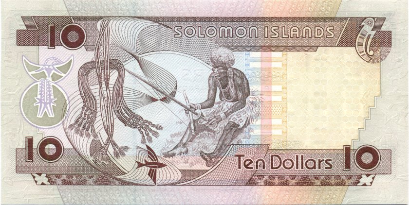 Solomon Islands P20 10 Dollars 1996 UNC