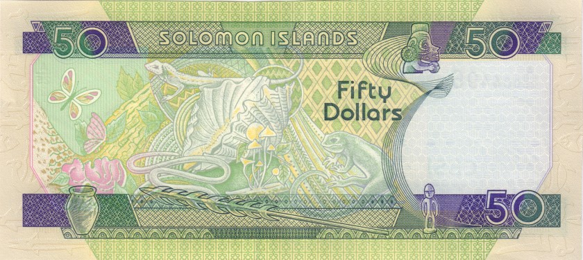 Solomon Islands P24 50 Dollars 2001 UNC